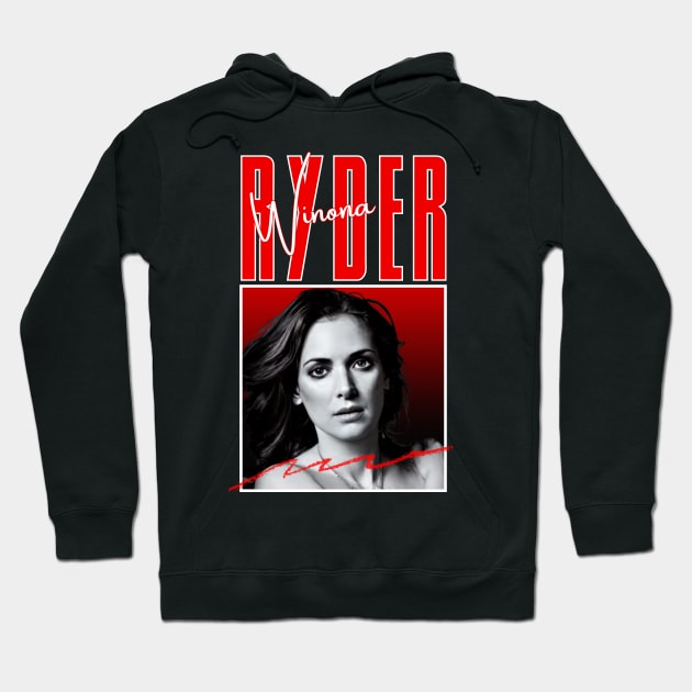 Winona ryder///original retro Hoodie by DetikWaktu